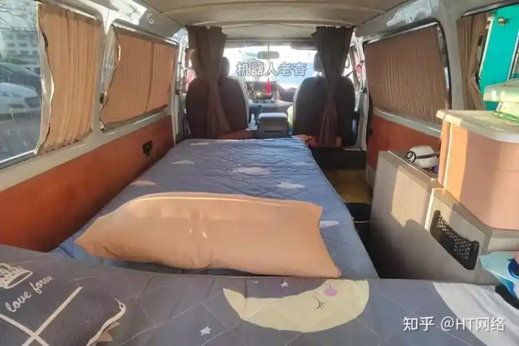 实战派大空间金杯海狮改装露营车旅行大面包设计床车自驾游