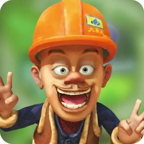 光头强头像搞笑 - 歪脖子卡通头像!