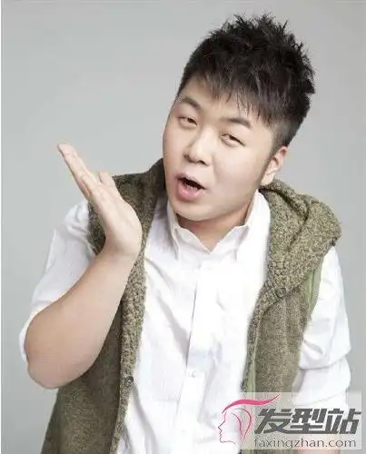 男生体型胖适合什么发型量身打造发型即使胖也很帅气