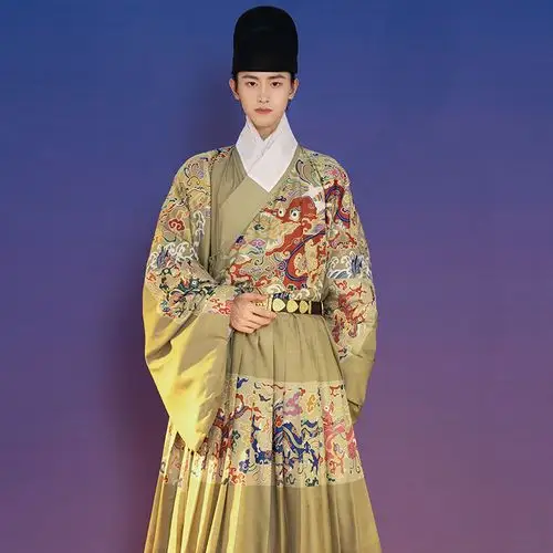 重回汉唐君恩明制汉服男贴里飞鱼原创正品中国国风汉服