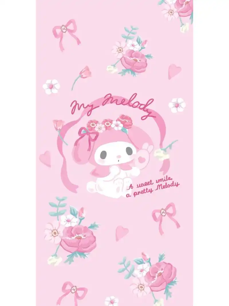 美乐蒂壁纸|可可爱爱美乐蒂免费壁纸来咯～ f粉粉嫩嫩的美乐蒂!