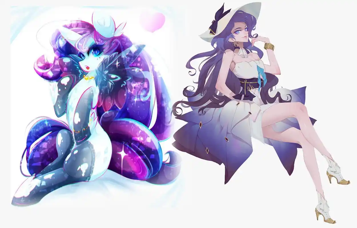 小马宝莉:梦幻般的拟人,柔柔变敖娇,紫悦略欠感性不如苹果嘉儿