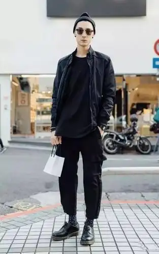 穿马丁靴的男生最有潮流范,8 套完整型男马丁靴穿搭