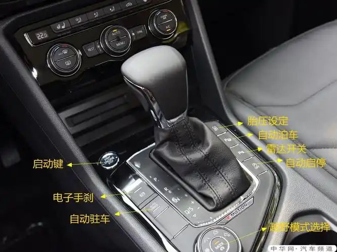 大众途观l中控按钮图解途观l车内按键功能说明