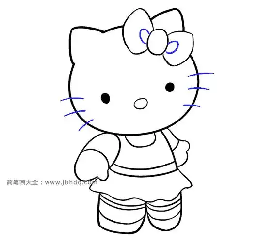 学画可爱的凯蒂猫