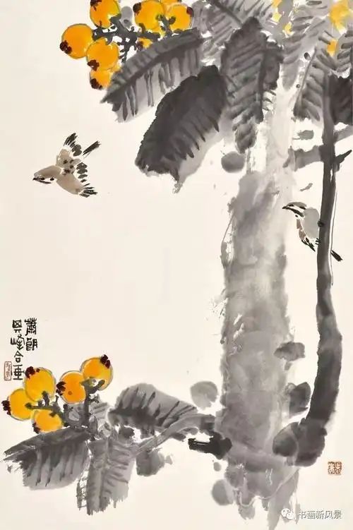 端午节,枇杷黄!这国画太美啦!