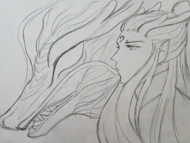 摸了敖丙,感觉龙比人难画啊啊,但这条龙该死的好看啊啊!