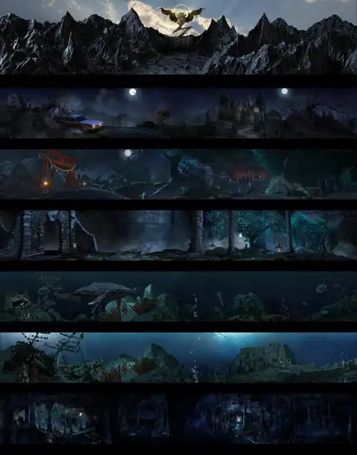 一些场景|三维场景_prince123作品_游戏/影视/动画_cg模型网