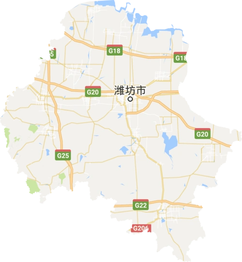 潍坊市高清电子地图