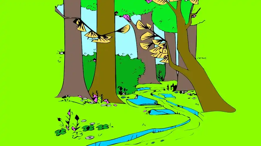 怎么画树丛 - 简笔画 - 懂得