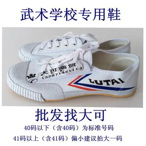 山东鲁泰短跑鞋运动鞋学校武术鞋经典耐磨白球鞋中考体育鞋跑步鞋