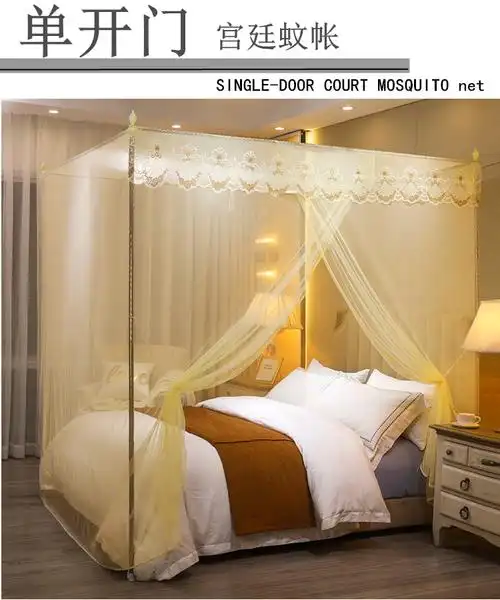 家用蚊帐老式蚊帐传统蚊帐夏天单开门加密加厚防蚊单人宿舍防蚊子账