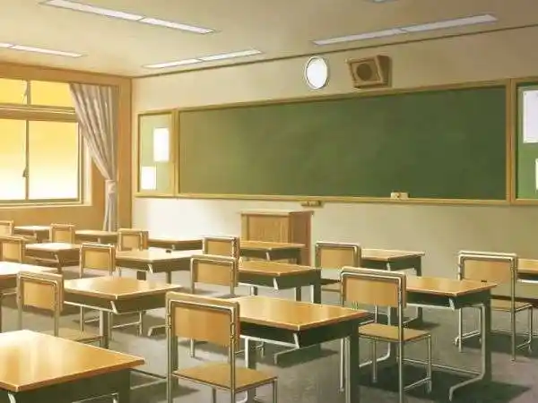 求动漫教室场景素材