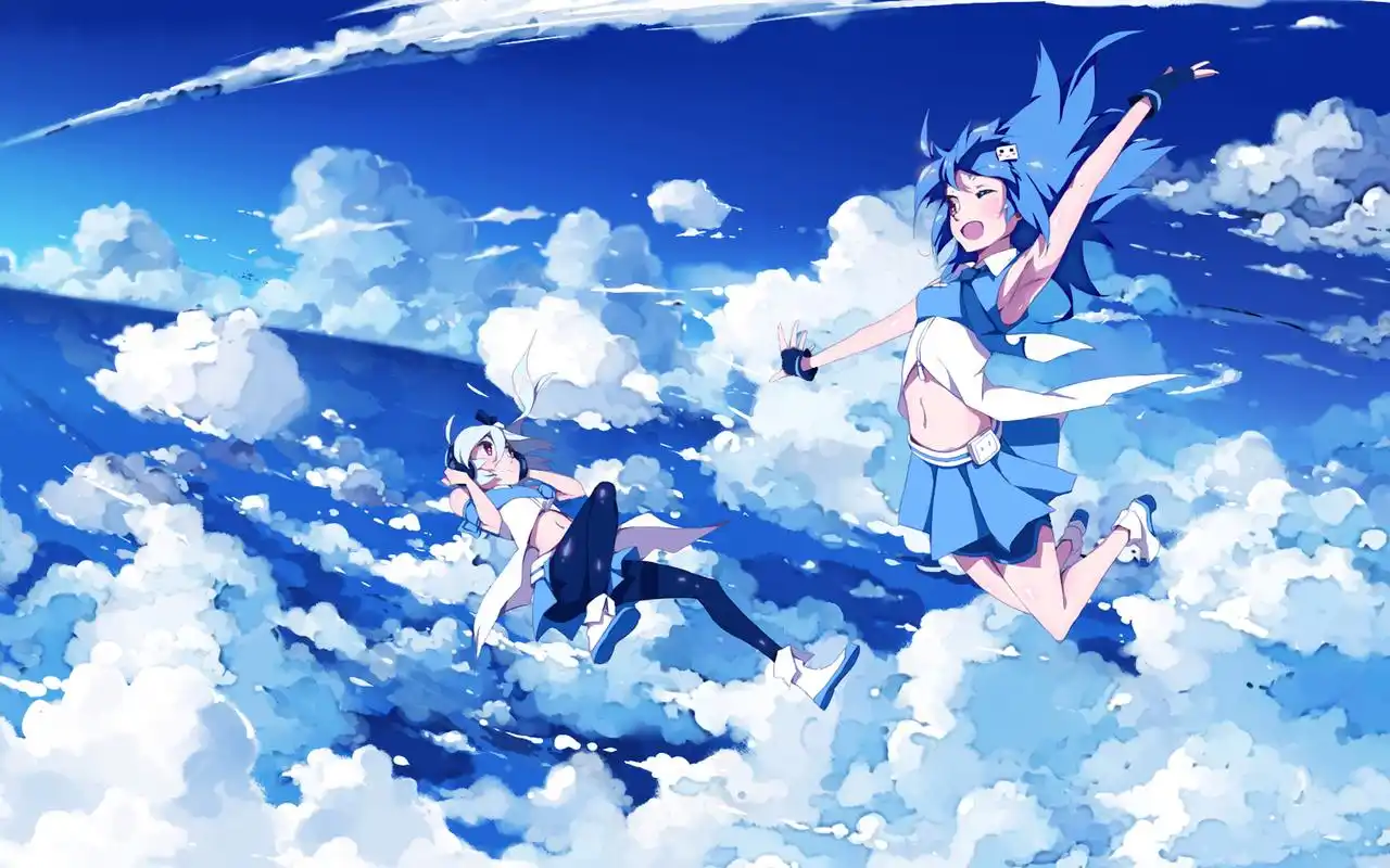 哔哩哔哩站娘2233娘可爱表情动漫美女图片桌面壁纸(1)