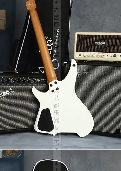 aguda阿骨打music boy pro初学者进阶新派金属摇滚便携无头电吉他