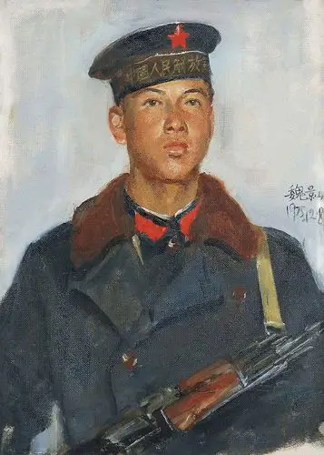 魏景山 - 海疆卫士 布面油画