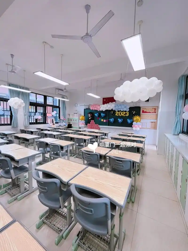 小学初中毕业班级教室布置装饰我们毕业啦