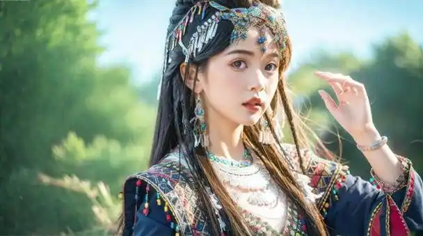 绝色少数民族少女写真