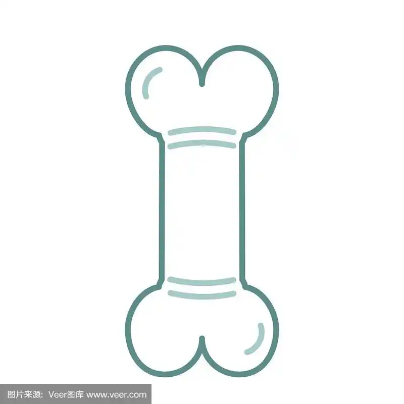 有趣的卡通骨表情符号孤立