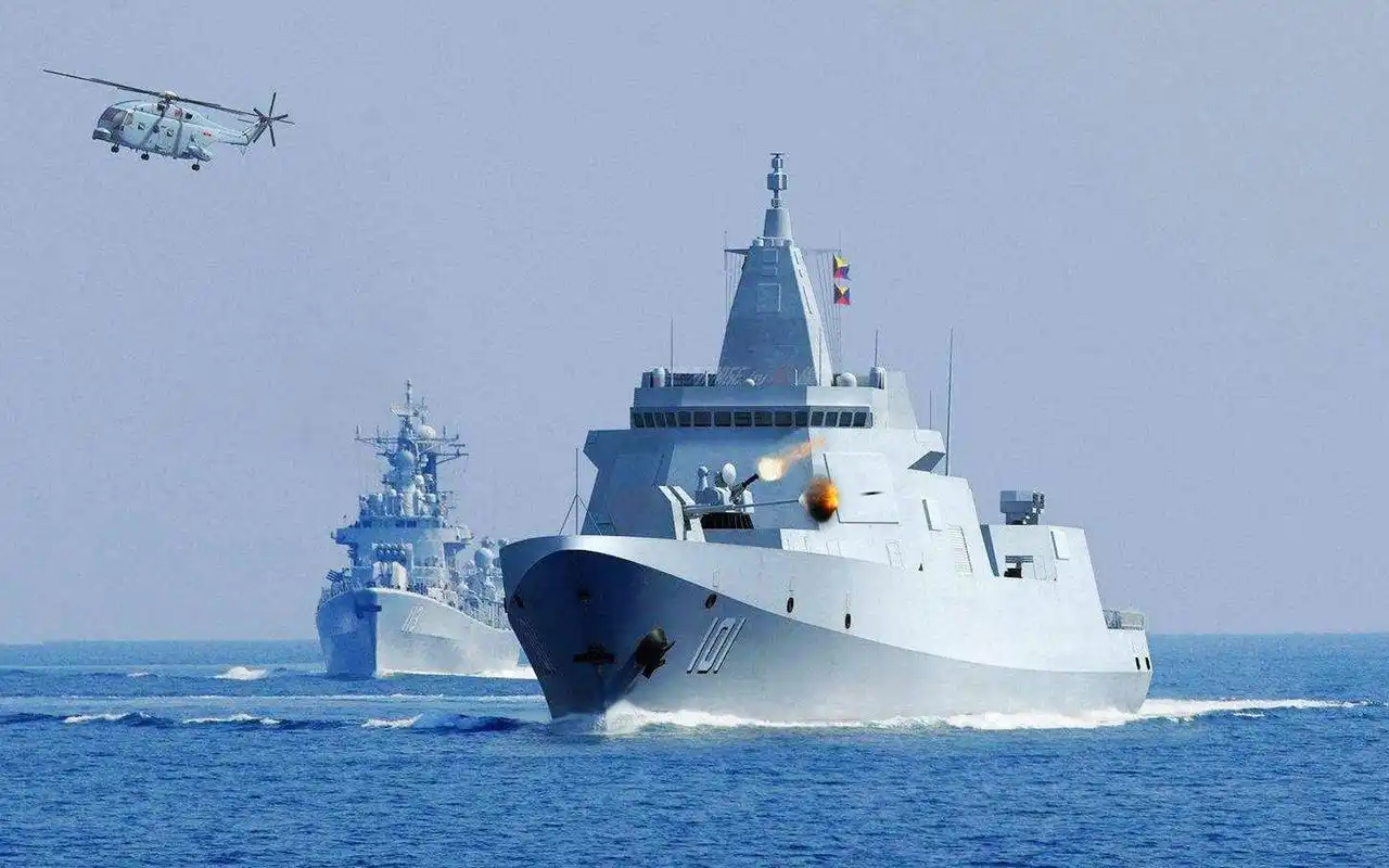 052dl型驱逐舰亮相搭配新型雷达