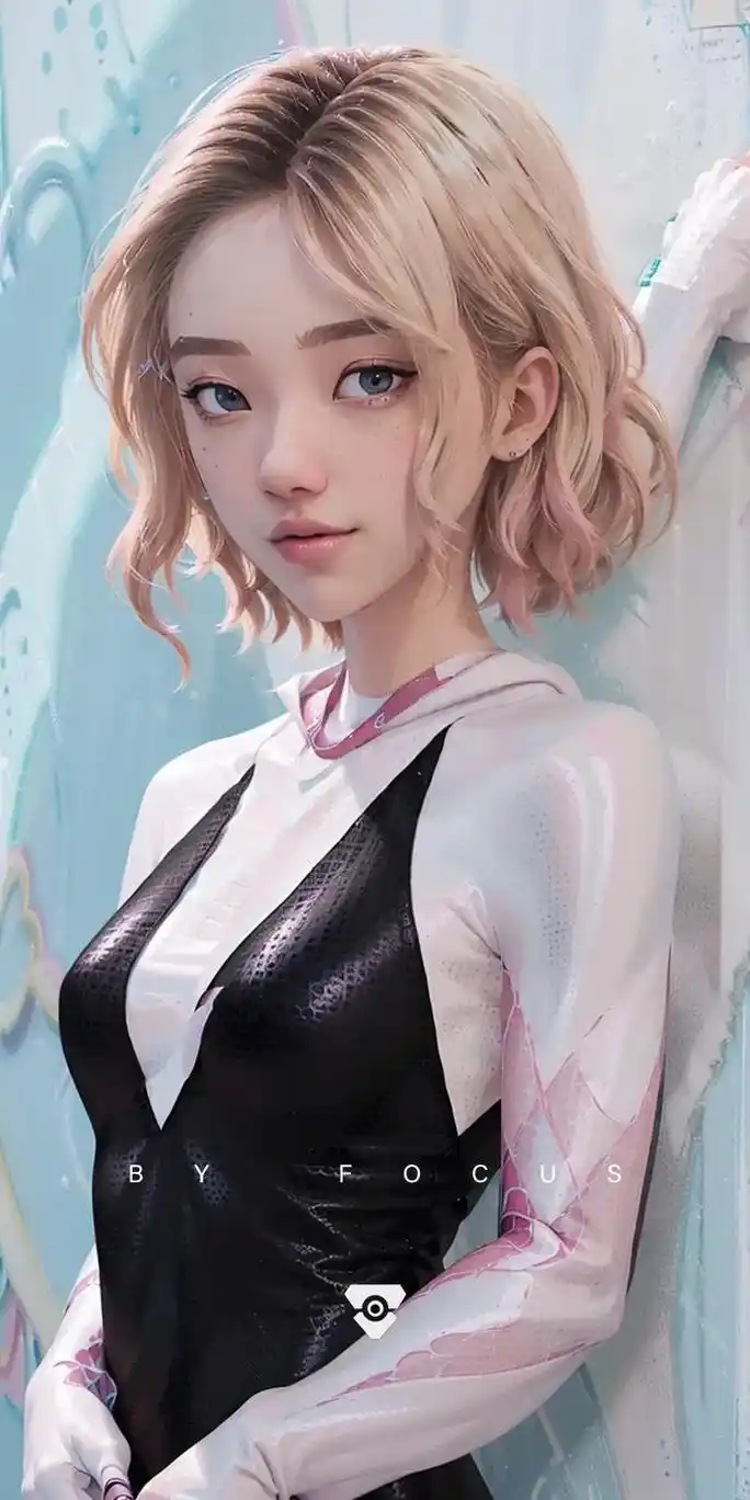 格温·史黛西清凉一夏!第二弹!#ai绘画 #蜘蛛侠纵横宇宙  - 抖音