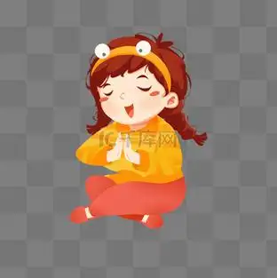 扎辫子的小女孩个人vip和企业vip免费下载免抠元素黑色长发扎辫子女士