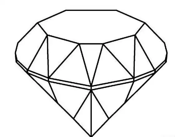 如何画简笔画钻石
