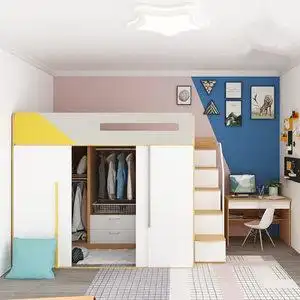 上床下衣帽间双人床