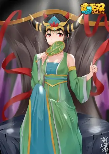 造梦无双绘画 板绘铁扇公主-造梦周边内页