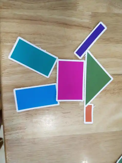 图形创意游戏(图形拼搭)——肥城市实验幼儿园桃花八班主题活动