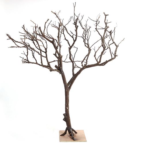 科悦诺祥原木造型树干干枝装饰仿真装饰树室内装饰摆件许愿树 本色0.