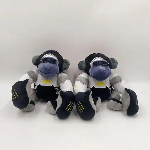 跨境新品jumbo winston plush守望先锋温斯顿大猩猩毛绒公仔玩偶