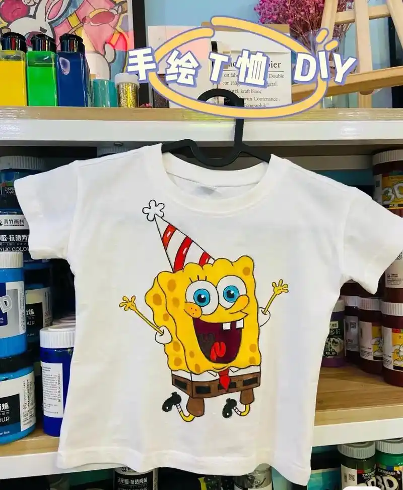 熊猫美术馆六一手绘t恤活动