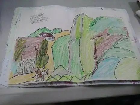 游山西村简笔画