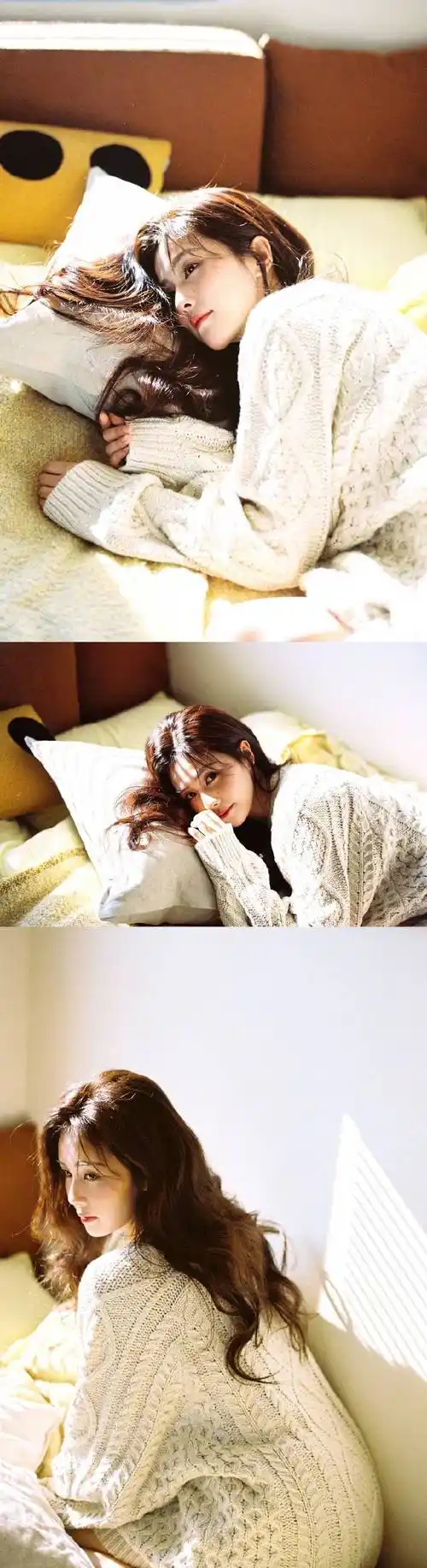 白鹿在微博上晒出一组居家风随拍美照,气质温柔,美得让人窒息-爱读书