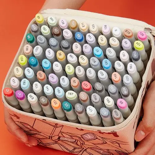 正品马克笔套套装美术60色画笔服装设计动漫笔头马克笔