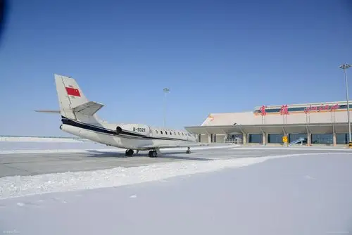 富蕴机场高效保障2019年度首次校飞