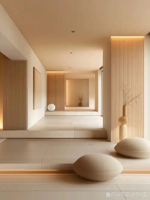 原木风从不画饼稳稳拿下大宅高级范本  - 木色为主 适当留白,室内松弛