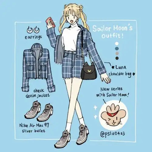 美少女战士角色春季穿搭inspslu0423676767