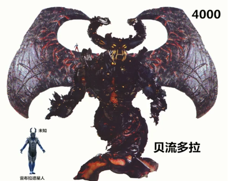 盘点奥特曼中五大超巨型boss!150米的加坦杰厄也是小弟