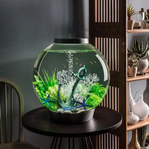 biorb亚克力办公室圆形鱼缸客厅创意创意家家用懒人鱼缸