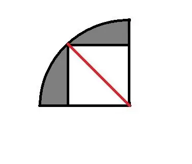 如图是一个圆心角为90度的扇形,且oa=ob=10厘米的空白部分是正方形,则
