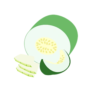 蔬菜类装饰图案冬瓜脆皮