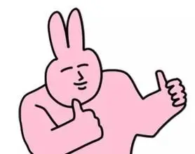 《抖音》热门两只粉兔子揪衣服表情包大全gif动图