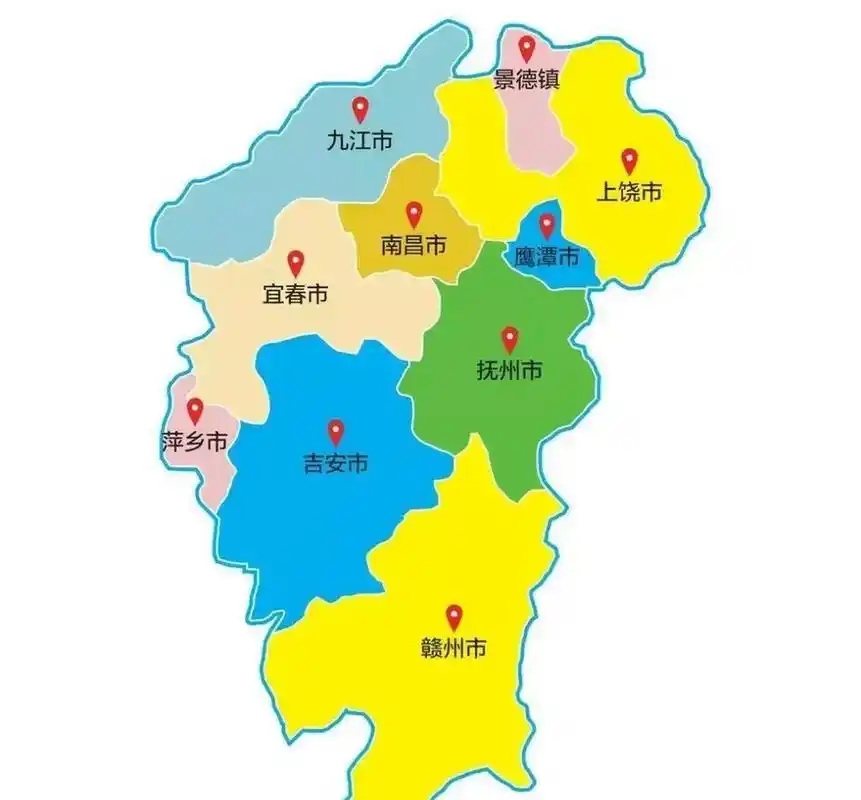 有人把江西省经济总量不高,综合实力不强,归结于江西省的行政区划就