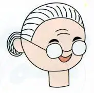 简笔画老奶奶头像如何画戴眼镜的老奶奶简笔画2简笔画老奶奶怎么画简