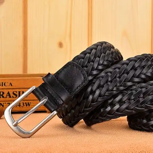 纯手工编织皮带,让男士腰间更有品味