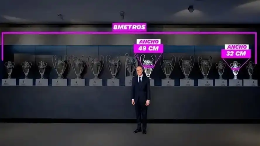 凡尔赛!皇马荣誉室只能再放3座欧冠奖杯,若继续夺冠不得不扩建