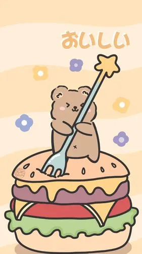 小熊主题可爱手机壁纸_卡通_手机壁纸下载_美桌网