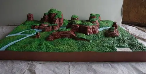 地理园模型 厂家直销丹霞地形地貌等模型高分子复合材料特价批发